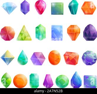 Set of cartoon jewelry accessories Stock Vector by ©VectorShow 131233706