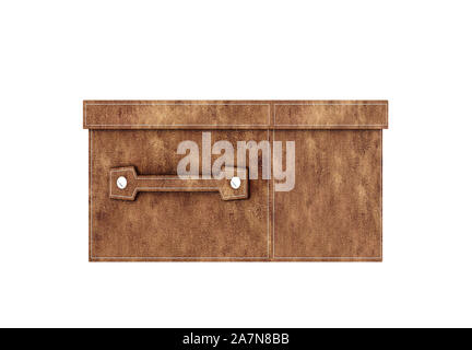 3d render of safe box, product box Stock Photo