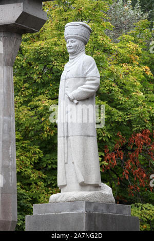 Statue of Kurmanjan Datka in Bishkek Stock Photo