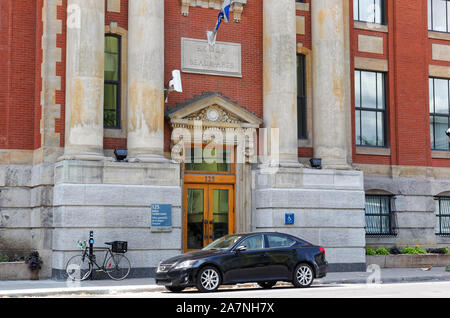 Quebec,Canada. Entrance to the Ecole des Beaux-Arts art school in downtown Montreal Stock Photo