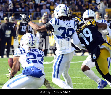 Indianapolis Colts cornerback Kenny Moore II (23) warms up before an NFL  football game against the Chicago Bears, Saturday, Aug. 19, 2023, in  Indianapolis. (AP Photo/Zach Bolinger Stock Photo - Alamy