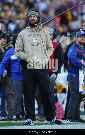 Pittsburgh, PA, USA. 3rd Nov, 2019. Ben Roethlisberger #7 during the Pittsburgh Steelers vs Indianapolis Colts at Heinz Field in Pittsburgh, PA. Jason Pohuski/CSM/Alamy Live News Stock Photo