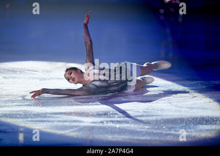 Grenoble, France. 3rd Nov 2019.Alina ZAGITOVA, from Russia, during Exhibition Gala at ISU Grand Prix of Figure Skating 2019, Internationaux de France de Patinage 2019, at Patinoire Polesud on November 02, 2019 in Grenoble, France. Credit: Raniero Corbelletti/AFLO/Alamy Live News Stock Photo