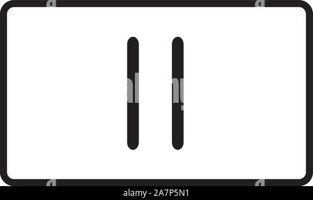Glass video player interface, transparent window with play, rewind,stop ...