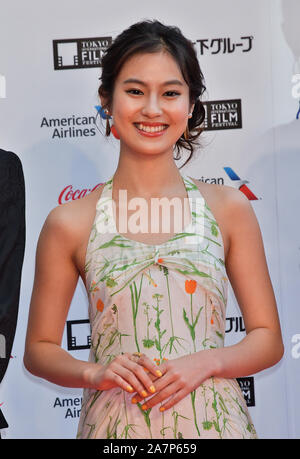Yuri Tsunematsu attends the opening ceremony of Tokyo International Film Festival 2019 at Roppongi Hills on October 28, 2019 in Tokyo, Japan. Stock Photo