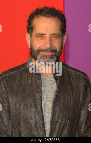 NEW YORK, NY - OCTOBER 28: Tony Shalhoub attends Apple TV+'s 'The Morning Show' World Premiere at David Geffen Hall on October 28, 2019 in New York Ci Stock Photo