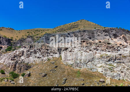 cave monastery of Vardzia landmark of Samtskhe Javakheti region Georgia eastern Europe Stock Photo