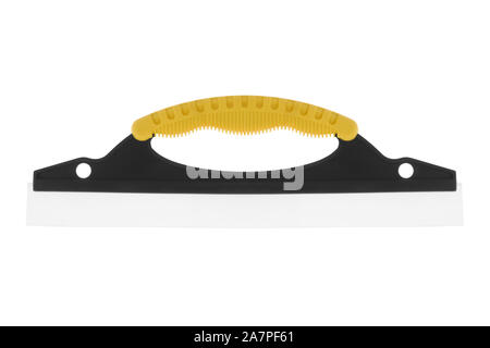 Silicon window squeegee on white background Stock Photo
