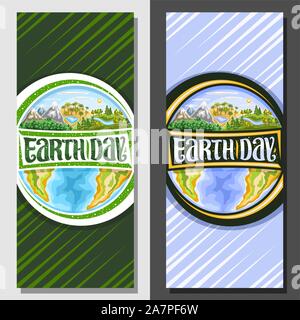Africa Map Brochure Flyer Design Template With Abstract Photo
