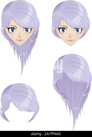 Hairstyles, art reference and hair reference anime #2028728 on animesher.com