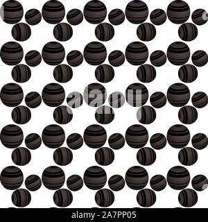3d ball illustrator pattern background design Stock Photo