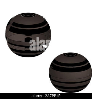 3d ball illustrator pattern background design Stock Photo