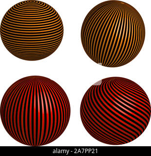 3d ball illustrator pattern background design Stock Photo