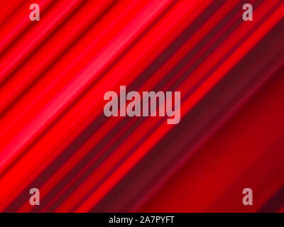blurred diagonal parallel red light pattern lines illustration art background. Stock Photo