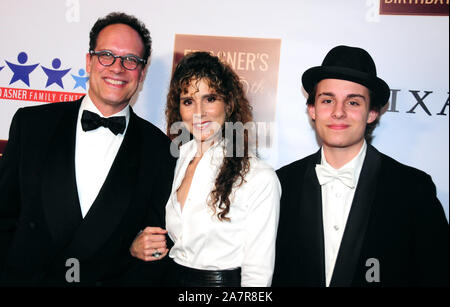 Hollywood, California, USA 3rd November 2019 Actor Diedrich Bader, wife Dulcy Rogers and son Sebastian Bader attend Ed Asner's 90th Birthday Party and Roast on November 3, 2019 at Hollywood Roosevelt Hotel in Hollywood, California, USA. Photo by Barry King/Alamy Live News Stock Photo