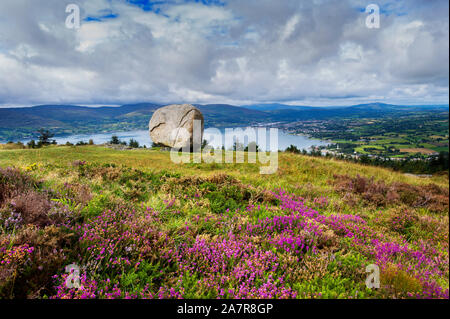 Cloughmore Stone, Rostrevor, Co. Down, Northern Ireland Stock Photo