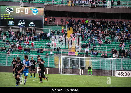 Palermo, Italy. 03rd Nov, 2019. Serie D: SSD Palermo vs Corigliano at Stadio Renzo Barbera in Palermo. (Photo by Antonio Melita/Pacific Press) Credit: Pacific Press Agency/Alamy Live News Stock Photo