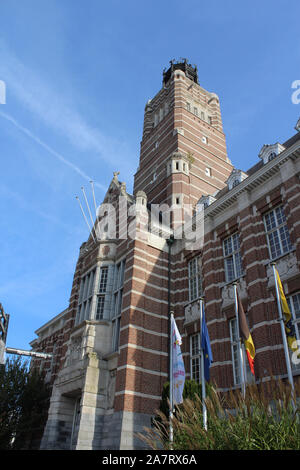DENDERMONDE, BELGIUM, 31 OCTOBER 2019: View of the court house of First Instance in Dendermonde a town in East Flanders in Belgium.The Courthouse was Stock Photo