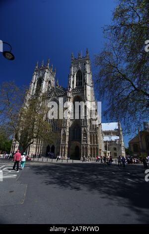 York Minster, Cathedral and Metropolitical Church of Saint Peter in York, cathedral of York Stock Photo
