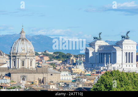 View from Gianicolo hill, Rome, Italy Stock Photo