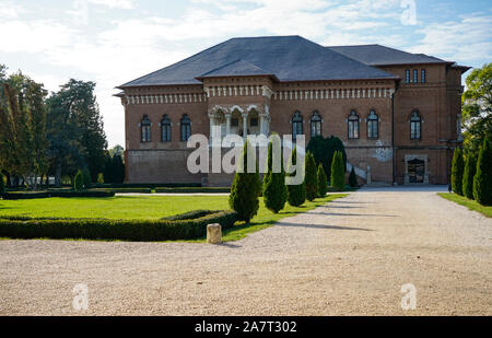 Architectural image of Mogosoaia Palace near Bucharest City, Romania , part of the  Mogosoaia architectural ensemble. Stock Photo