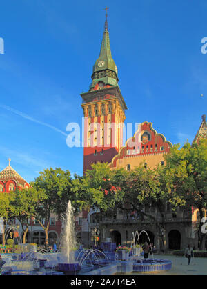 Serbia, Vojvodina, Subotica, City Hall, Stock Photo