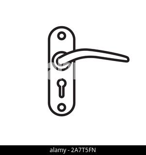 door handle icon- vector illustration Stock Vector