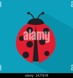 cute ladybug icon - vector illustration Stock Vector Image & Art - Alamy