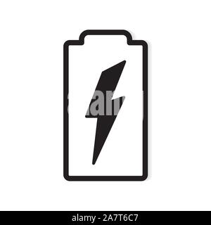 battery charging icon Stock Vector