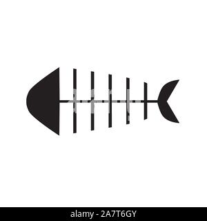 fishbone icon Stock Vector