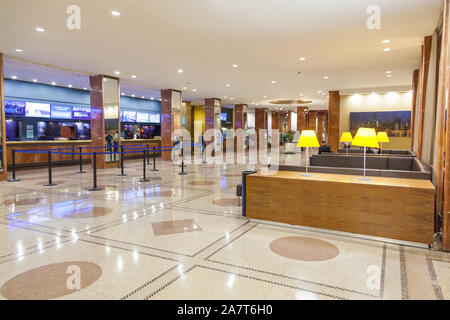 Reception lobby of the Hotel Pennsylvania , 7th Avenue, New York City, United States of America.
