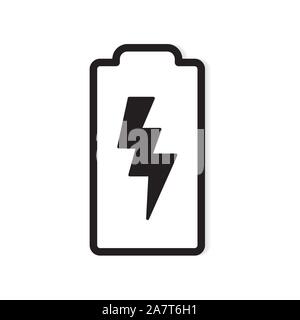 battery charging icon Stock Vector