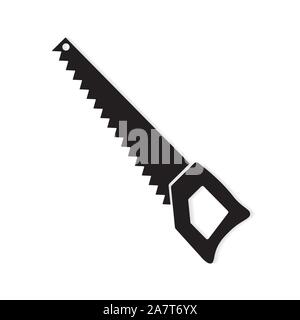 hand saw icon Stock Vector