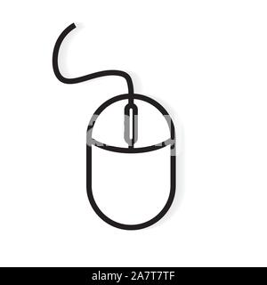 computer mouse icon- vector illustration Stock Vector