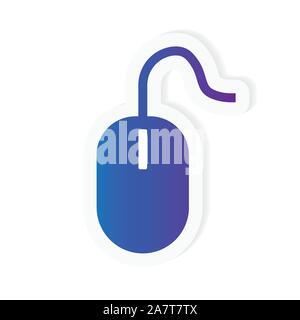 computer mouse icon- vector illustration Stock Vector