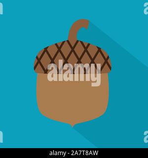 acorn nut icon- vector illustration Stock Vector
