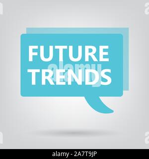 future trends concept Stock Vector