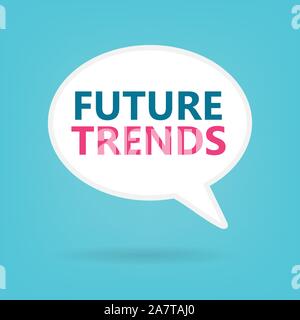 future trends concept Stock Vector