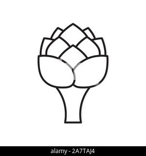 artichoke icon Stock Vector