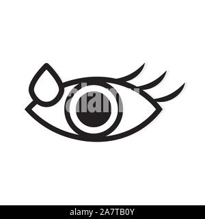 eye drops icon Stock Vector