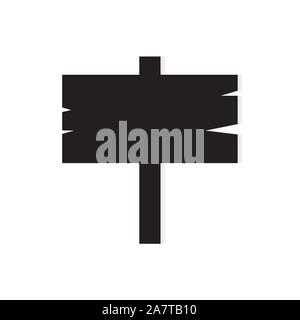 road sign post icon Stock Vector