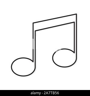 music notes icon Stock Vector