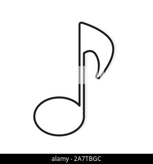music notes icon Stock Vector
