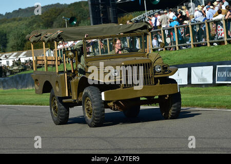 Dodge WC, D-Day Commemoration, 75th Anniversary of the Normandy landings, Second world war, Military vehicles, Goodwood Revival 2019, September 2019, Stock Photo