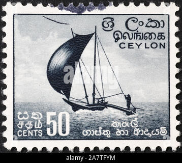 ceylon postage stamp Stock Photo - Alamy