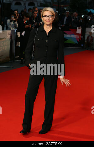 The BFI 63rd London Film Festival UK Premiere of 'Hope Gap' held at the Odeon Luxe, Leicester Square - Arrivals Featuring: Annette Bening Where: London, United Kingdom When: 04 Oct 2019 Credit: Mario Mitsis/WENN.com Stock Photo