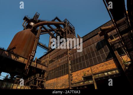 Lower region of Vitkovice - old ironworks factory Stock Photo