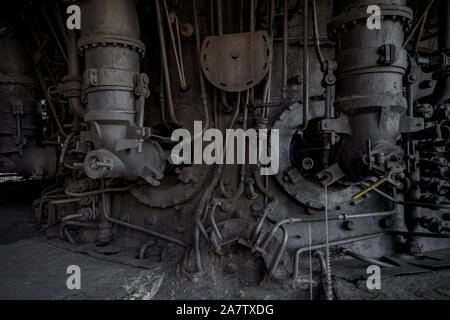 Lower region of Vitkovice - old ironworks factory Stock Photo