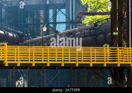 Lower region of Vitkovice - old ironworks factory Stock Photo