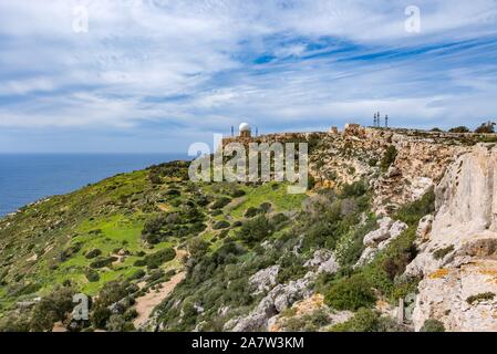 Dingli cliffs on the southwest coast of Malta Stock Photo